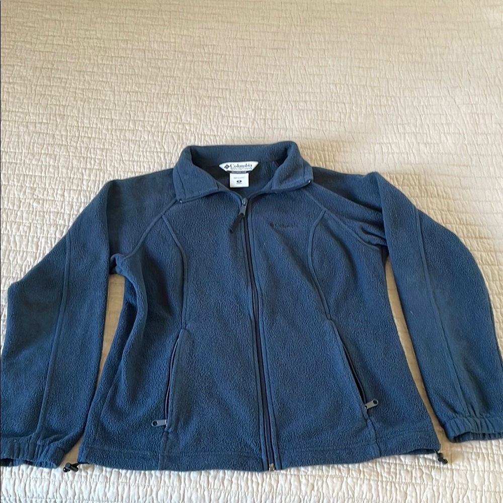 Columbia Blue Fleece Jacket size M